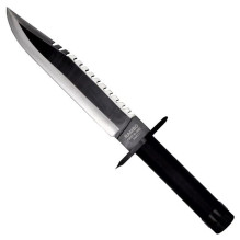 „Cinema Classic Rambo I“ didelis peilis su odinėmis makštimis CC-H1 360 mm juodas „Cinema Classic Rambo I“ didelis peilis su odinėmis makštimis CC-H1 360 mm juodas