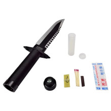 „Cinema Classic Rambo I“ didelis peilis su odinėmis makštimis CC-H1 360 mm juodas „Cinema Classic Rambo I“ didelis peilis su odinėmis makštimis CC-H1 360 mm juodas