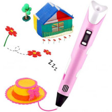 Fusion Accessories 3D printing pen for creating figures from PLA / ABS Pink FUS3DPENPI Fusion Accessories 3D printing pen for creating figures from PLA / ABS Pink FUS3DPENPI