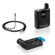 „Sennheiser AVX-MKE2 SET“ – belaidė kamerų sistema su mini siųstuvu ir profesionaliu mikrofonu. MKE2 – visiškai automati