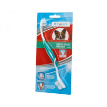 BOGAR Bogadent® Ergo dvigubo šepetėlio Mini – dvipusis dantų šepetėlis šunims