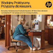 HP 27-cr0222nw AMD Ryzen™ 7 7730U 68,6 cm (27") 1920 x 1080 pikselių „viskas viename“ kompiuteris 16 GB DDR4-SDRAM 
