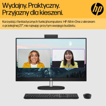 HP 27-cr0222nw AMD Ryzen™ 7 7730U 68,6 cm (27") 1920 x 1080 pikselių „viskas viename“ kompiuteris 16 GB DDR4-SDRAM 