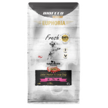 EUPHORIA Fresh Junior Medium &amp; Large dogs Turkey with rabbit - dry dog food - 12kg