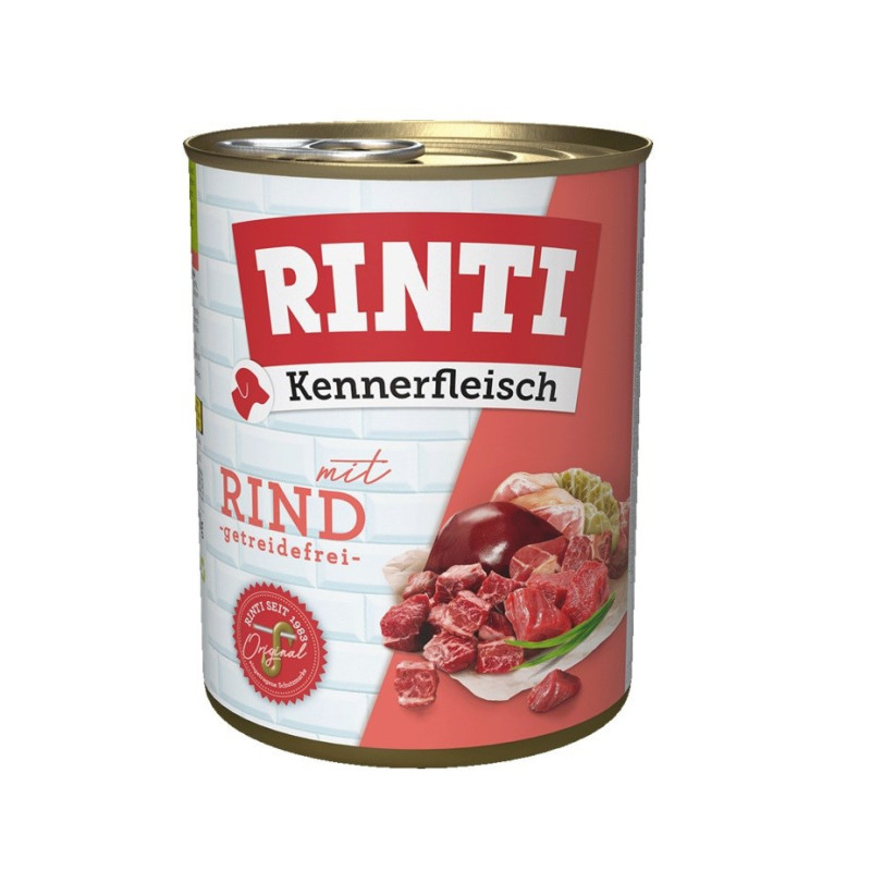 RINTI Kennerfleisch Beef - šlapias šunų maistas - 800g