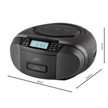JVC RC-E444B Radio player Black