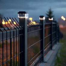 GreenBlue GB128 LED Fence Post Solar Lamp 100*100 with Dusk Sensor GreenBlue GB128 LED Fence Post Solar Lamp 100*100 with Dusk Sensor