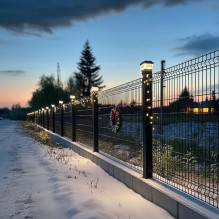 GreenBlue GB128 LED Fence Post Solar Lamp 100*100 with Dusk Sensor GreenBlue GB128 LED Fence Post Solar Lamp 100*100 with Dusk Sensor