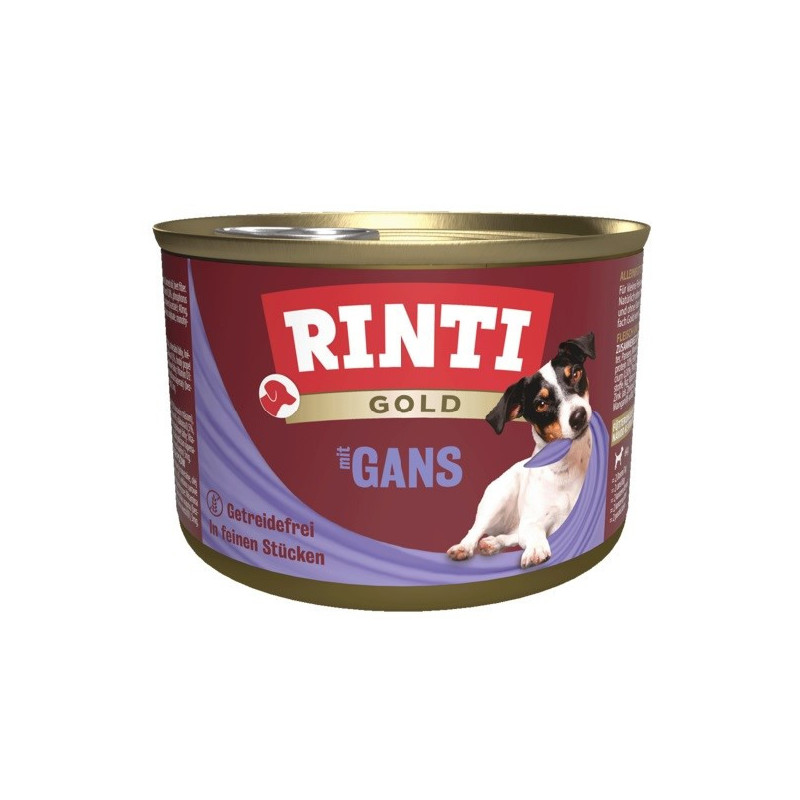 RINTI Gold Goose - šlapias šunų ėdalas - 185 g