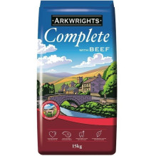 ARKWRIGHT pilnas jautienos sausas šunų ėdalas - 15 kg