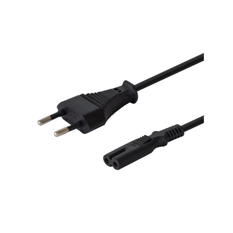 SAVIO Power cable (M) 2pin, 1.2m CL-97