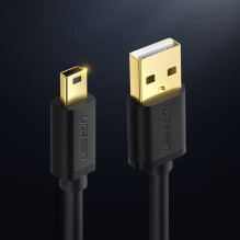 Ugreen USB kabelis - mini USB 480 Mbps 2m US132 (juodas)