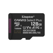 „Kingston Technology“ 128 GB „microSDXC Canvas Select Plus Gen3“ 150 MB/s A1 kortelė + adapteris „Kingston Technology“ 128 GB „microSDXC Canvas Select Plus Gen3“ 150 MB/s A1 kortelė + adapteris