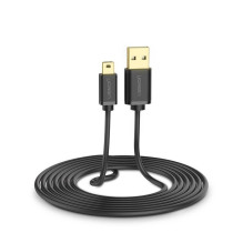 Ugreen USB kabelis - mini USB 480 Mbps 3 m US132 (juodas) Ugreen USB kabelis - mini USB 480 Mbps 3 m US132 (juodas)