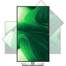 DELL Pro Plus P2425D kompiuterio monitorius 61 cm (24 colių) 2560 x 1440 pikselių „Quad HD LCD“ juodas, sidabrinis