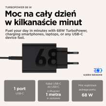„Motorola TurboPower 68W“ universalus, juodas, greito įkrovimo, vidinis akumuliatorius „Motorola TurboPower 68W“ universalus, juodas, greito įkrovimo, vidinis akumuliatorius