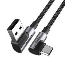 Ugreen 20856 USB kabelis USB 2.0 USB A USB C Juodas, Sidabras