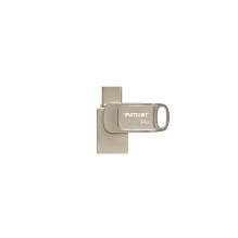 Patriot Memory Tab T560 64GB USB flash drive Dual USB 120MB / s (PS64GT560DS5D) Silver