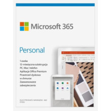 „Microsoft 365 Personal PL“ (1 asmuo, 5 įrenginiai, 12 mėnesių fizinė versija, Lenkija) (EP2-32454) „Microsoft 365 Personal PL“ (1 asmuo, 5 įrenginiai, 12 mėnesių fizinė versija, Lenkija) (EP2-32454)