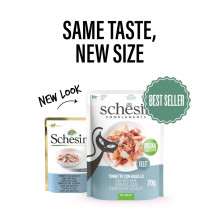 SCHESIR Tuna with hake in jelly - wet cat food - 70g SCHESIR Tuna with hake in jelly - wet cat food - 70g
