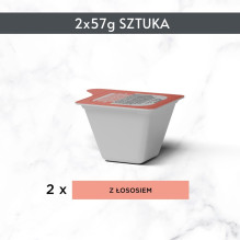 PURINA Gourmet Revelations Chunks drebučiuose su lašiša - šlapias kačių ėdalas - 2 x 57 g