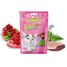 GRANATAPET FeiniSnack anties ir katžolės skanėstai katėms - 50 g GRANATAPET FeiniSnack anties ir katžolės skanėstai katėms - 50 g