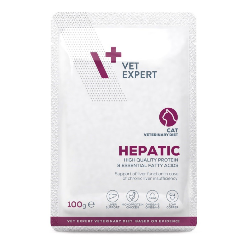 VETEXPERT vištienos skonio šlapias kačių ėdalas su kepenų įdaru, 100 g