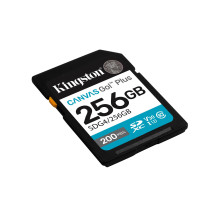 „Kingston Technology Canvas Go! Plus“ 256 GB SDXC „Canvas Go Plus Gen4“ 200 MB/s C10 UHS-I U3 V30 atmintis „Kingston Technology Canvas Go! Plus“ 256 GB SDXC „Canvas Go Plus Gen4“ 200 MB/s C10 UHS-I U3 V30 atmintis