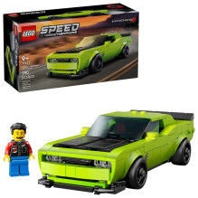 LEGO SPEED CHAMPIONS 77237 Dodge Challenger SRT Hellcat sportinis automobilis LEGO SPEED CHAMPIONS 77237 Dodge Challenger SRT Hellcat sportinis automobilis