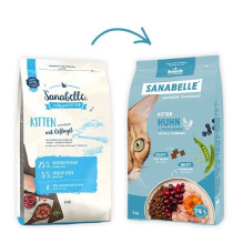 BOSCH Sanabelle Life kačiukams skirtas sausas ėdalas su vištiena ir spanguolėmis, 8 kg BOSCH Sanabelle Life kačiukams skirtas sausas ėdalas su vištiena ir spanguolėmis, 8 kg