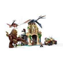 LEGO JURASSIC WORLD 76976 Spinozauro ir Kecalkoatlio oro misija LEGO JURASSIC WORLD 76976 Spinozauro ir Kecalkoatlio oro misija