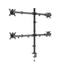 Gembird MA-D4-01 Adjustable desk 4-display mounting arm (rotate, tilt, swivel), 13"-32", up to 10kg per screen Gembird MA-D4-01 Adjustable desk 4-display mounting arm (rotate, tilt, swivel), 13"-32", up to 10kg per screen