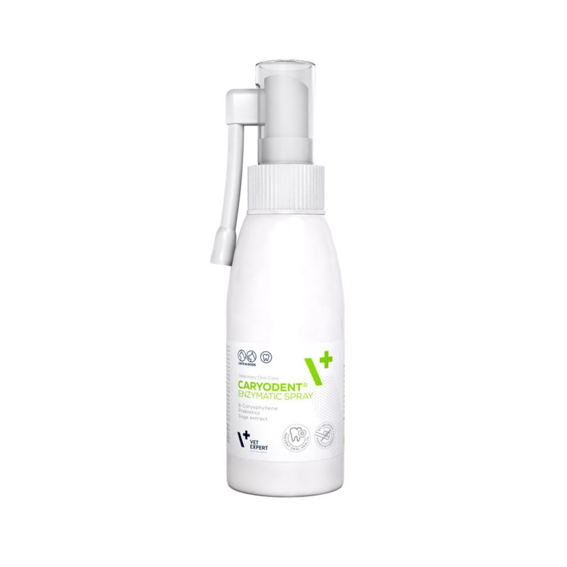 VET EXPERT Caryodent® Enzymatic Spray - oral hygiene spray for dogs and cats - 75 g