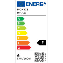 Montis Lampka biurkowa wielofunkcyjna LED MT042-BK Czarna / Juoda stalinė lempa 5.7 WF Montis Lampka biurkowa wielofunkcyjna LED MT042-BK Czarna / Juoda stalinė lempa 5.7 WF