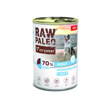 VETEXPERT Raw Paleo Cod Light Monoprotein - šlapias šunų ėdalas - 400 g