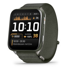 „Garmin Venu X1“ 5,08 cm (2 colių) AMOLED skaitmeninis 448 x 486 pikselių lietimui jautrus ekranas pilkas „Wi-Fi“ GPS (p