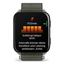 „Garmin Venu X1“ 5,08 cm (2 colių) AMOLED skaitmeninis 448 x 486 pikselių lietimui jautrus ekranas pilkas „Wi-Fi“ GPS (p