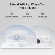 TP-Link BE3600 tinklo siųstuvas ir imtuvas, baltas, 2500 Mbps TP-Link BE3600 tinklo siųstuvas ir imtuvas, baltas, 2500 Mbps
