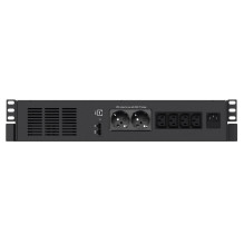 „Infosec X4 600 RM Plus“ nepertraukiamo maitinimo šaltinis (UPS), interaktyvus linijinis ryšys, 0,6 kVA, 360 W, 6 kintam