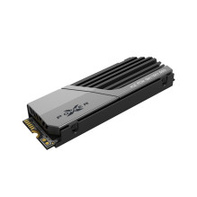 SILICON POWER PCIe Gen 4x4 XS70 Internal solid state drive SSD 1TB M.2 2280 NVMe 1.4 (SP01KGBP44XS7005) Black, Grey