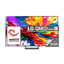 LG QNED evo AI 65QNED93A6A televizorius 165,1 cm (65 colių) 4K Ultra HD išmanusis televizorius Wi-Fi juodas