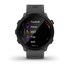 „Garmin Forerunner 55 MIP“ 42 mm skaitmeninis 208 x 208 pikselių lietimui jautrus ekranas pilkas GPS (palydovinis)