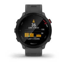 „Garmin Forerunner 55 MIP“ 42 mm skaitmeninis 208 x 208 pikselių lietimui jautrus ekranas pilkas GPS (palydovinis)