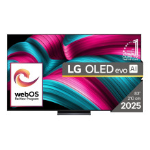 LG OLED evo AI OLED83C51LA televizorius 2,11 m (83 colių) 4K „Ultra HD“ išmanusis televizorius su „Wi-Fi“ juodas