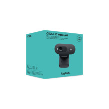 „Logitech C505“ internetinė kamera, 1280 x 720 pikselių, USB, juoda