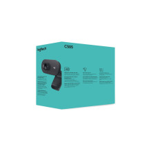 „Logitech C505“ internetinė kamera, 1280 x 720 pikselių, USB, juoda