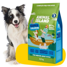 ANIMAL ISLAND Adult Medium Salmon - dry dog food - 12kg ANIMAL ISLAND Adult Medium Salmon - dry dog food - 12kg