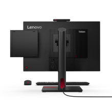 Lenovo ThinkCentre M70q Gen 5 Intel® Core™ i3 i3-14100T 8 GB DDR5-SDRAM 256 GB SSD Windows 11 Pro Mini PC juodas