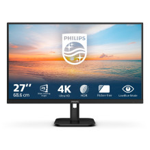 „Philips 27E1N1800A/00“ kompiuterio monitorius 68,6 cm (27") 3840 x 2160 pikselių 4K „Ultra HD“ LED juodas