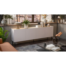 Cama FELLINI komoda 200x40x70 kašmyro + alyvuotas ąžuolo stalviršis Cama FELLINI komoda 200x40x70 kašmyro + alyvuotas ąžuolo stalviršis